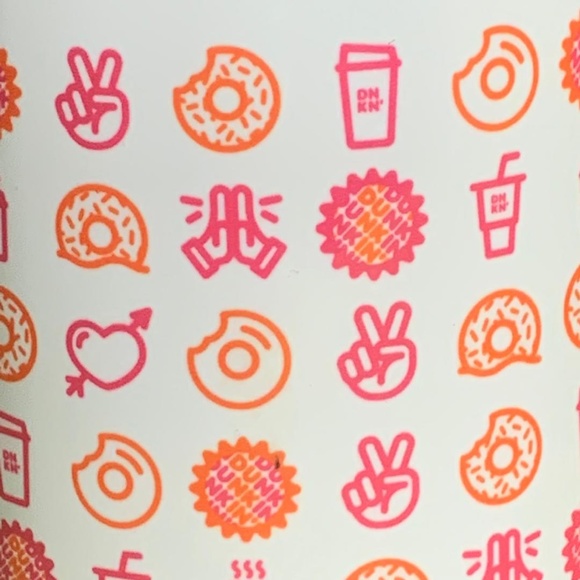 Dunkin Donuts Emoji 2018 ceramic mug NWOT - Picture 4 of 8